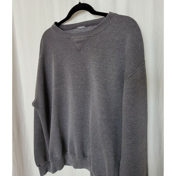 Y2K Russell Athletic Mens Dark Gray Crewneck Sweatshirt Size M? READ Grunge - Picture 3 of 7